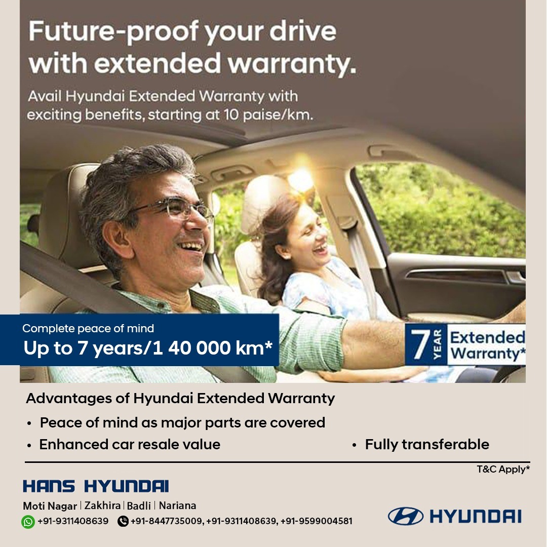 Future-proof your drive with extended warranty Offers