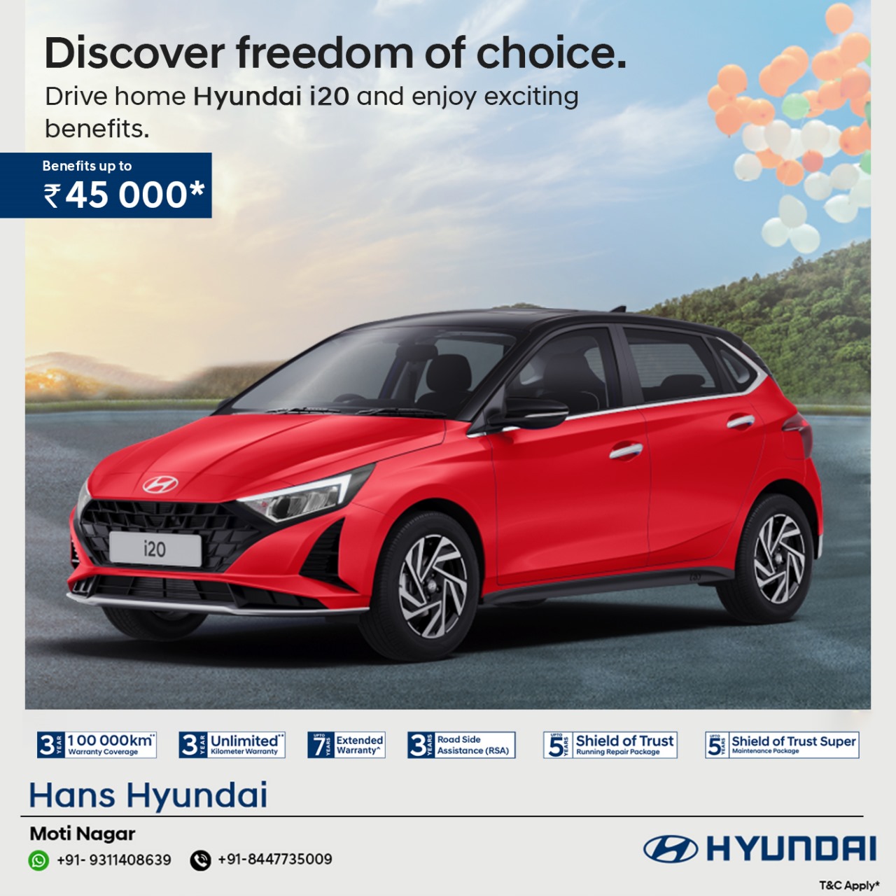 All New I20 Offers