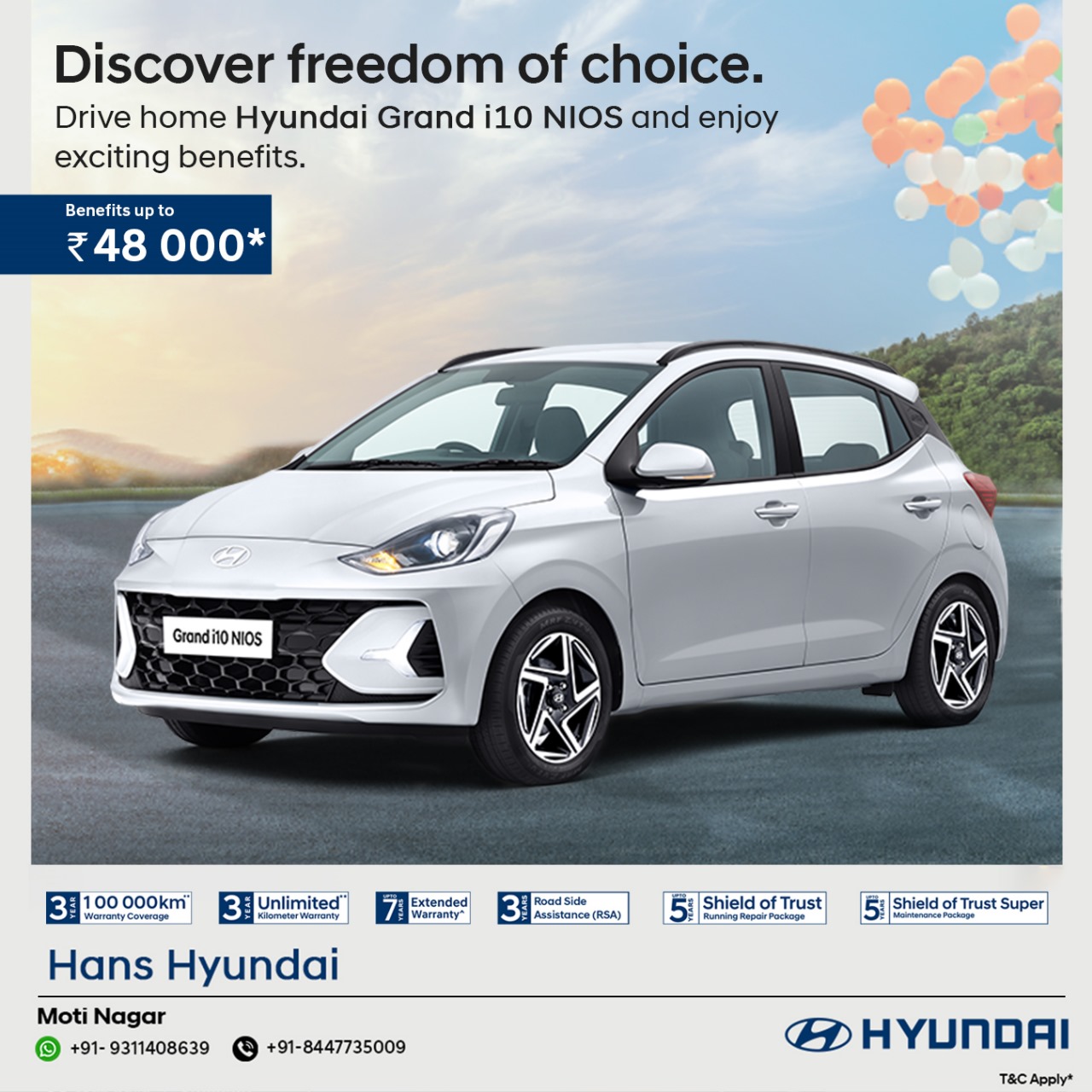 Hyundai Grand i10 Nios Offers