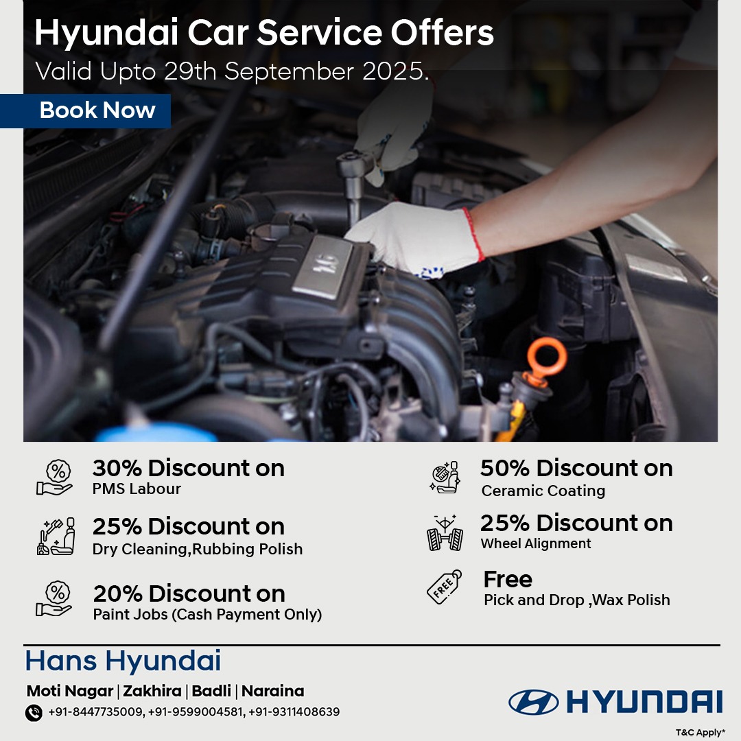 Hyundai Car Service Special Offers Car Offers