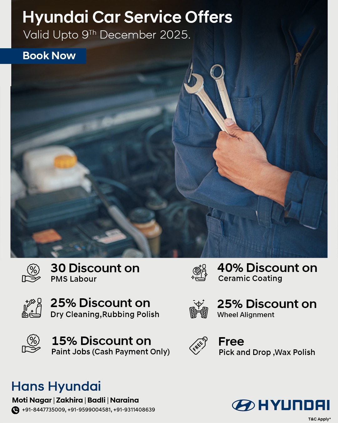 Hyundai Car Service Exclusive Offers Car Offers