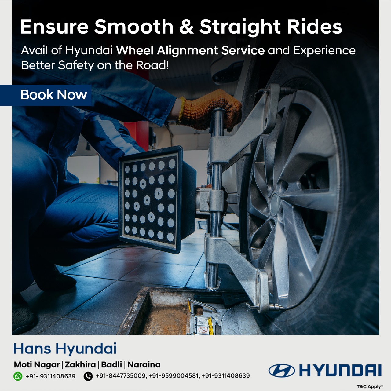 Hyundai Wheel Alignment Service Car Offers