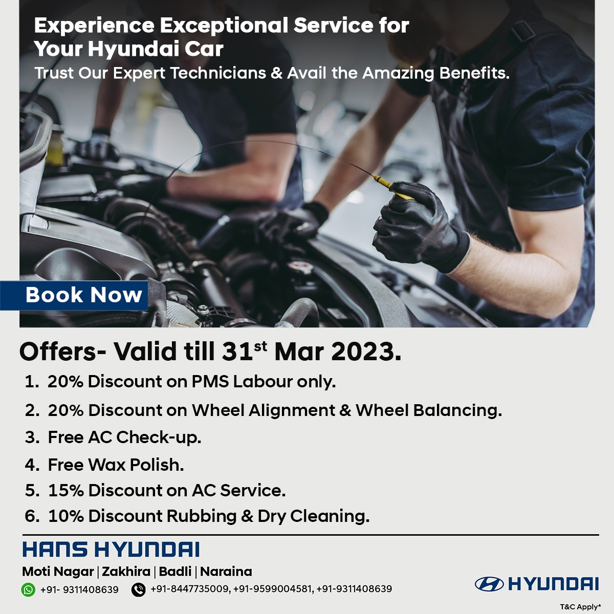 Hyundai PMS Offer Offers