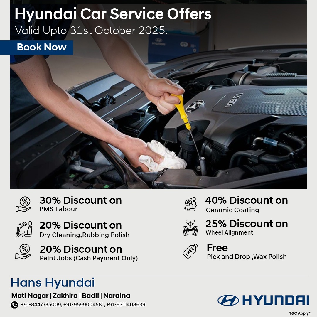 Hyundai Car Service Special Offers Car Offers