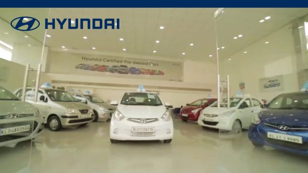 hyundai car second hand showroom