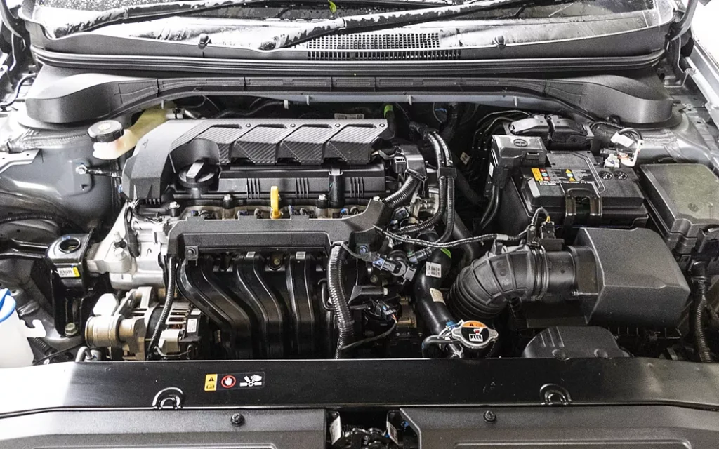 Hyundai car engine image for engine overheating blog