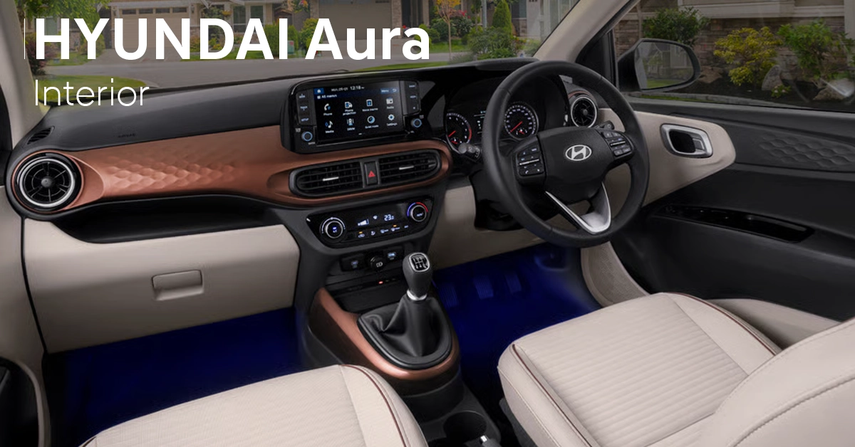 Hyundai Aura Interior