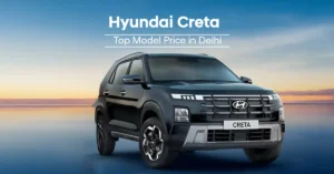 Hyundai Creta top model price in delhi